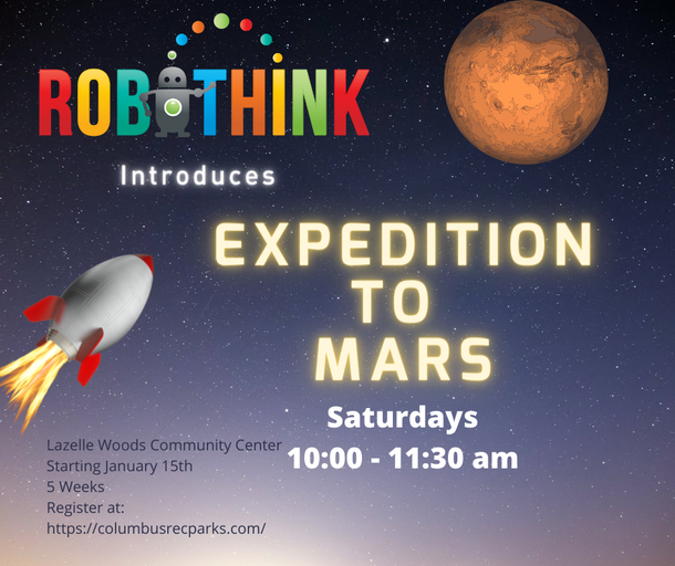 Expedition to Mars at Lazelle Woods Community Center (2022-01-15 - 2022-02-12)